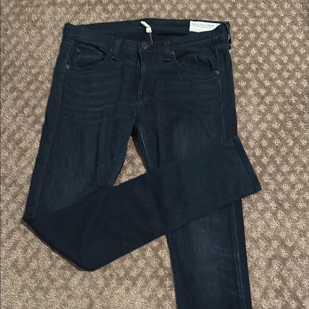 Rag & Bone Skinny Pants - Dark Blue